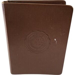 Vintage‎ Trussell H 74 CAL Lynchburg College Binder Journal Portfolio Embossed
